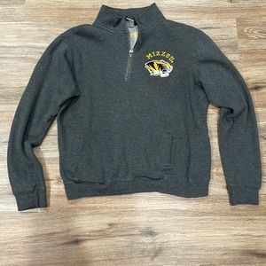 Mizzou Quarter Zip/ Sweatshirt